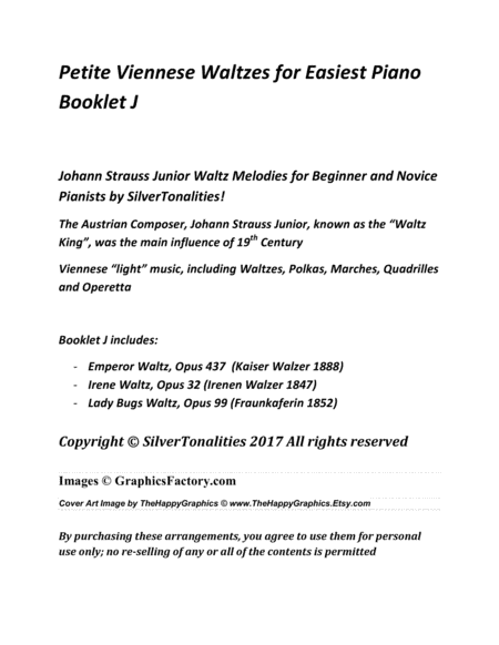 Petite Viennese Waltzes For Easiest Piano Booklet J Page 2