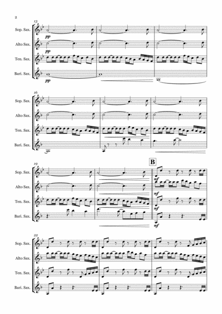 Phantoms Saxophone Quartet Satb Page 2