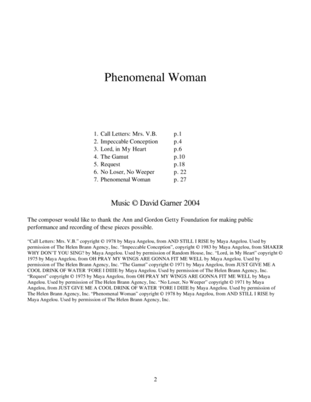 Phenomenal Woman Page 2