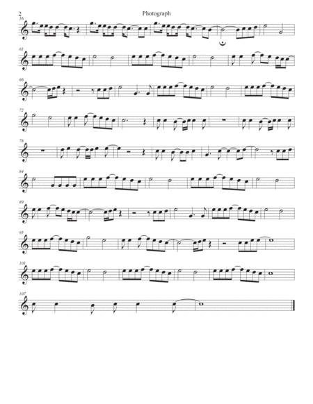Photograph Easy Key Of C Soprano Sax Page 2