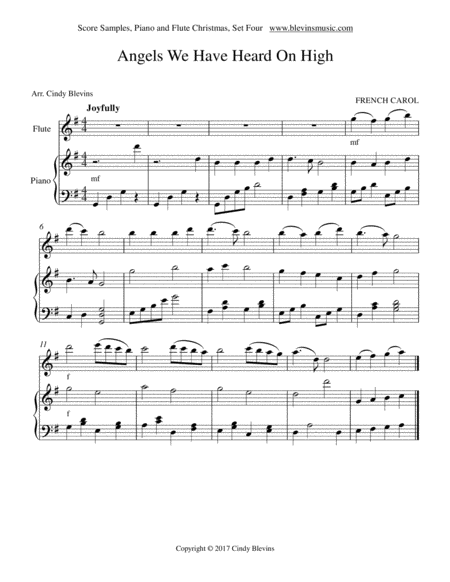 Piano And Flute For Christmas Set 4 Five Arrangements For Piano And Flute Page 2