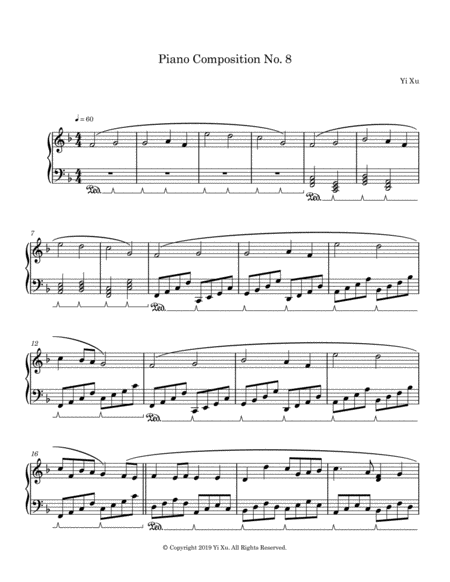 Piano Composition No 8 Page 2