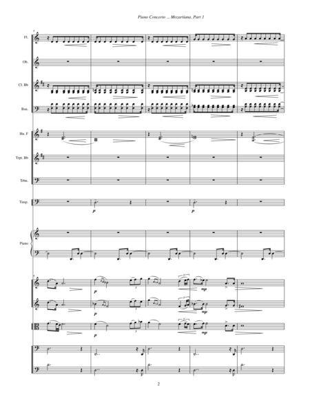 Piano Concerto Mozartiana 2007 For Piano Solo And Chamber Orchestra Page 2