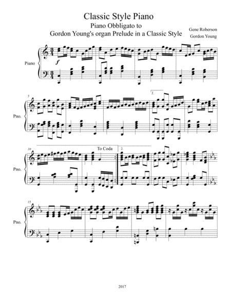 Piano Duet With Classic Organ Page 2