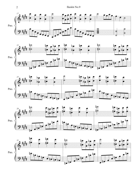 Piano Ilusion No 9 Page 2