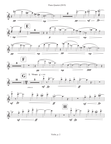 Piano Quartet 2019 Violin Part Page 2