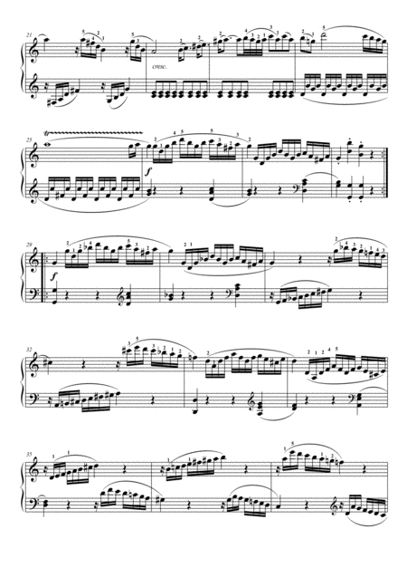 Piano Sonata C Major K 545 Page 2