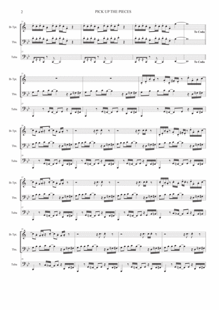 Pick Up The Pieces Brass Trio Page 2