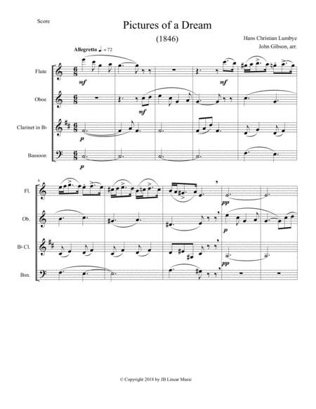 Pictures Of A Dream For Woodwind Quartet Page 2