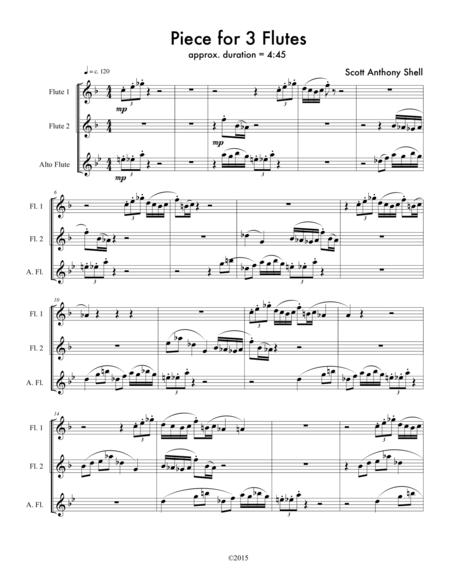 Piece For 3 Flutes Page 2