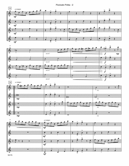 Pizzicato Polka From Sylvia Full Score Page 2