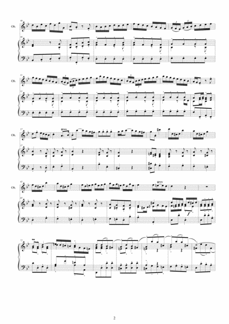 Platti Concerto In G Minor I 47b For Oboe And Cembalo Or Piano Page 2