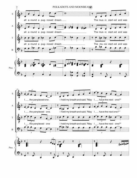 Polka Dots And Moonbeams Satb With Piano Combo Acc Page 2