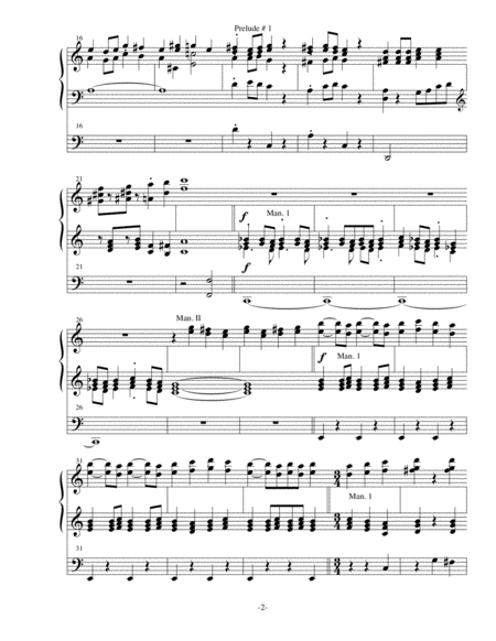 Prelude 1 For Organ Very Joyful Page 2