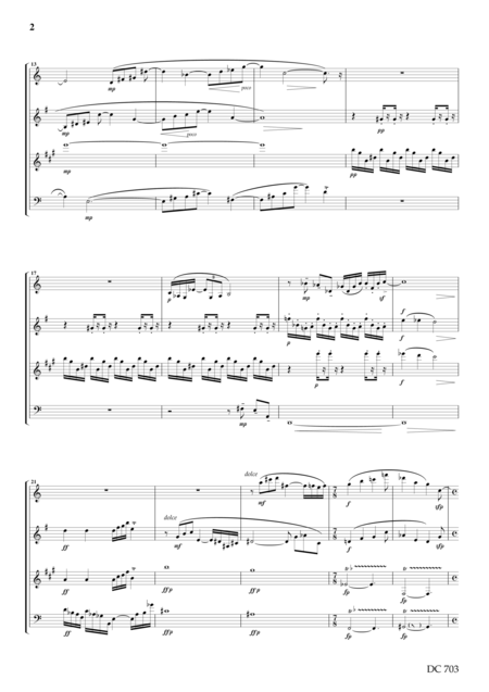 Prelude And Fugue No 2 For Clarinet Quartet Page 2