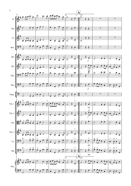 Prelude And Te Deum For School Orchestra Page 2