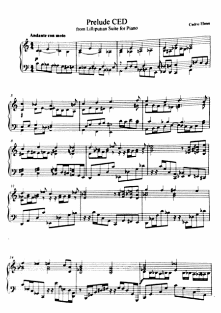 Prelude Ced From Lilliputian Suite For Piano Page 2