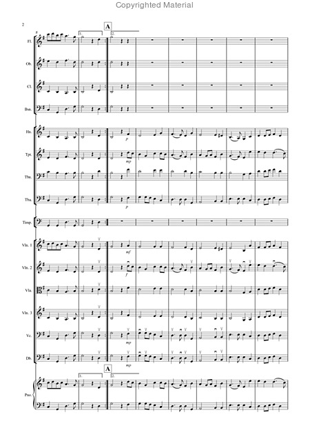 Prelude From Te Deum For School Orchestra Page 2