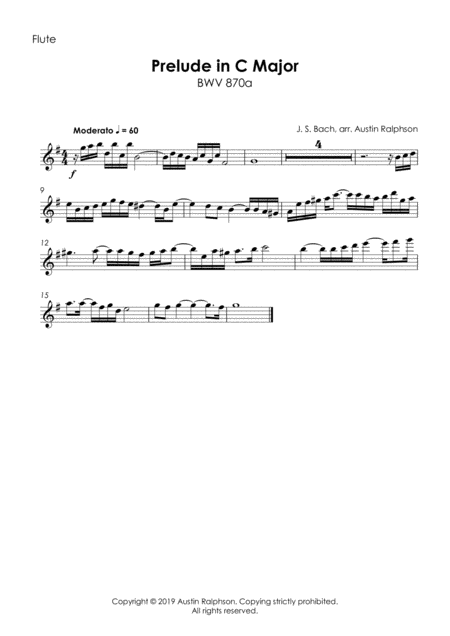 Prelude In C Major Bwv 870a Wind Quintet Page 2