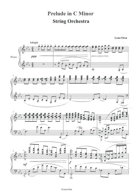 Prelude In C Minor String Orchestra Page 2