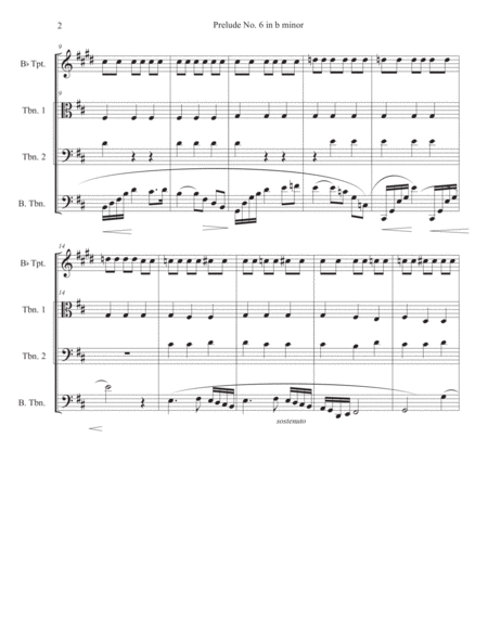 Prelude No 6 In B Minor Page 2