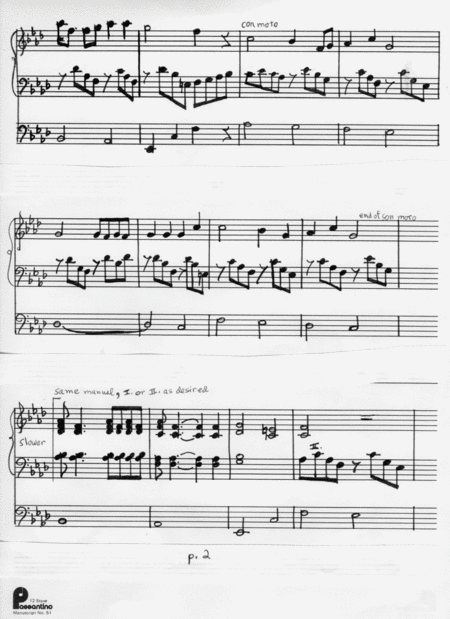 Prelude On Plainfield Tune For Organ Page 2