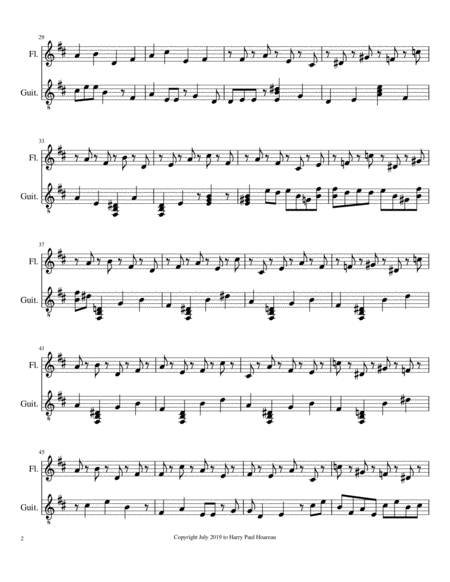 Presence 29m Guitar And Flute Page 2