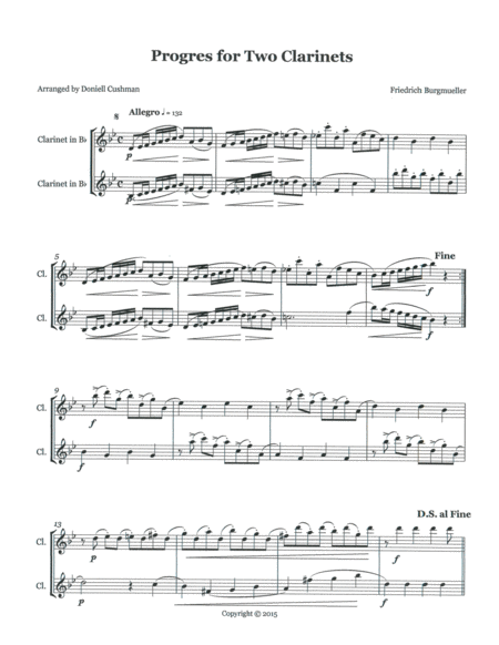 Progres For Two Clarinets Page 2