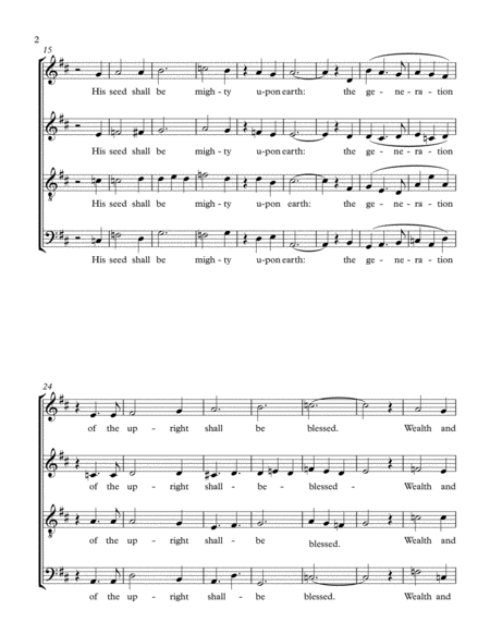 Psalm 112 For A Capella Chorus Page 2