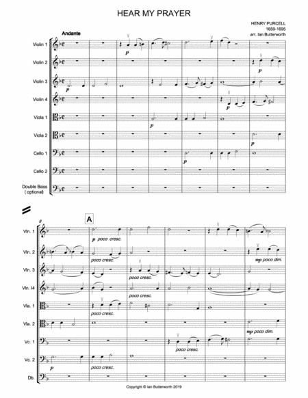 Purcell Hear My Prayer For String Orchestra Page 2