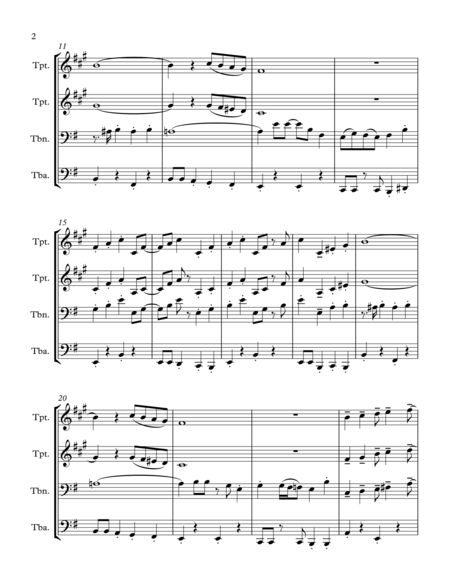 Puttin On The Ritz Brass Quartet Page 2