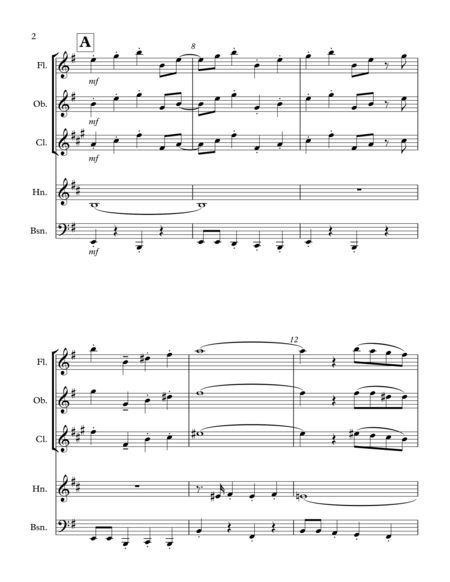 Putting On The Ritz Wind Quintet Page 2