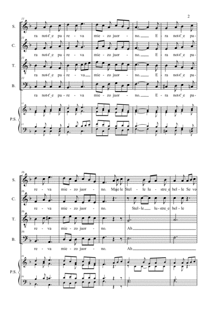 Quanno Nascette Ninno Arr For Satb Choir And Organ Page 2