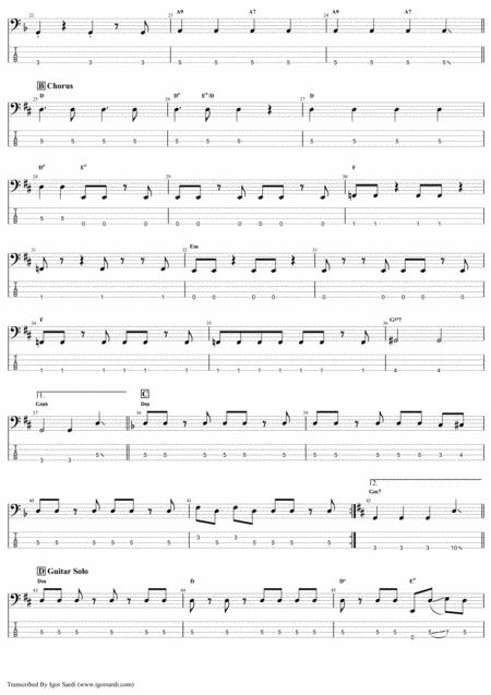 Queen John Deacon I M Going Slightly Mad Complete And Accurate Bass Transcription Whit Tab Page 2