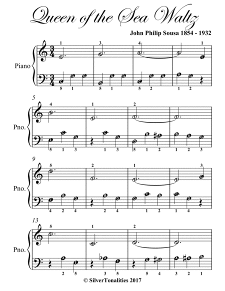 Queen Of The Sea Waltz Easiest Piano Sheet Music Page 2