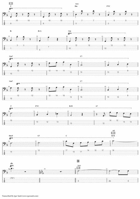 Queen The Millionaire Waltz Live Houston 77 Complete And Accurate Bass Transcription Whit Tab Page 2