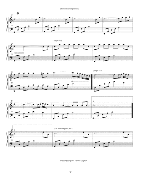 Question De Temps Piano Solo Dtaill Page 2