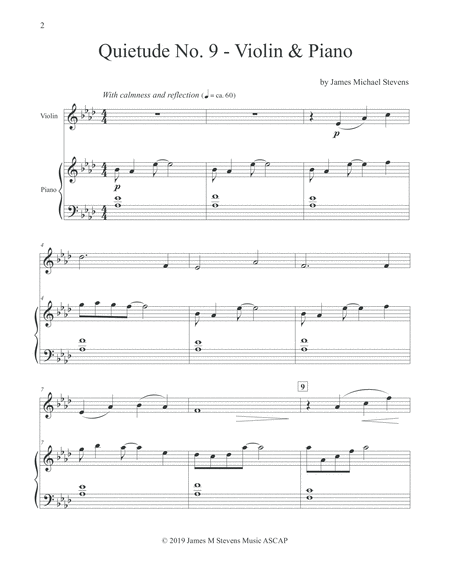 Quietude No 9 Violin Piano Page 2