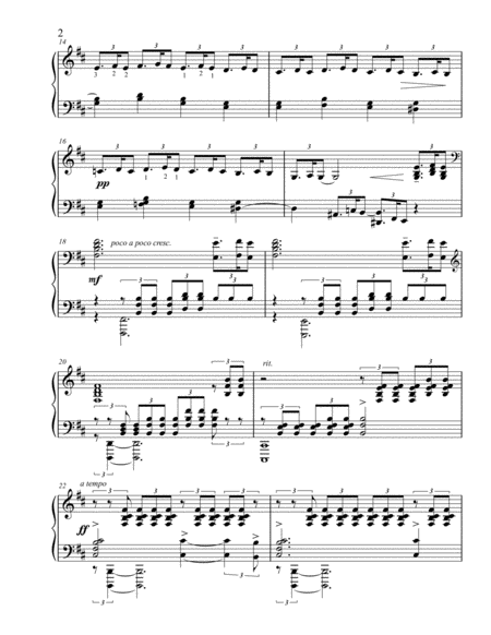 Rachmaninoff Prelude In B Minor Arr For The Left Hand Alone Page 2