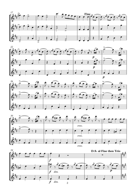 Radetsky March Arr Flute Trio Page 2