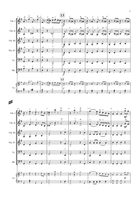 Radetzky March By Johann Strauss Snr Arranged For School String Orchestra With Various Levels Of Violins By Adrian Mansukhani Page 2