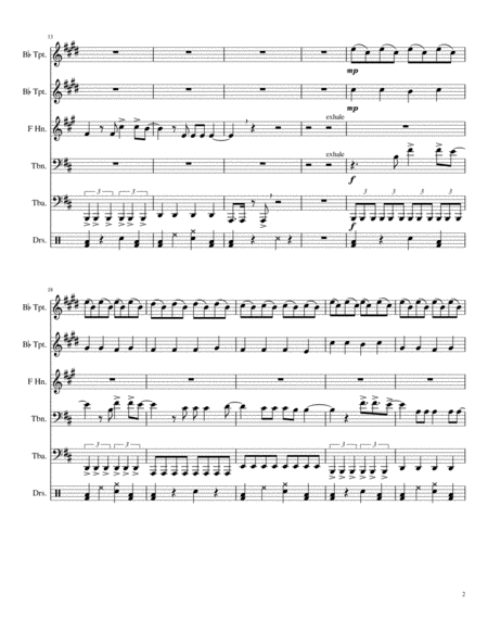 Radioactive Brass Quintet Page 2