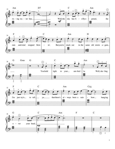 Rainbow Easy Piano Page 2