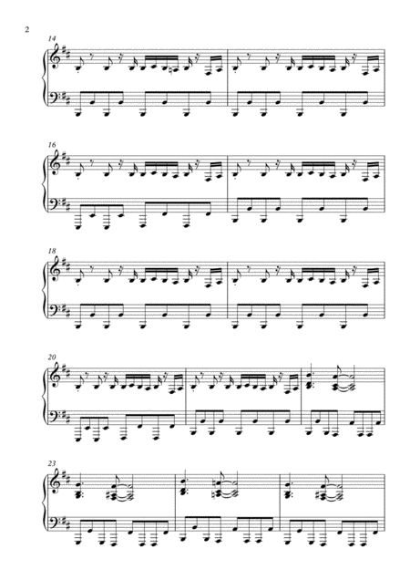 Raputin Boney M On Piano Page 2