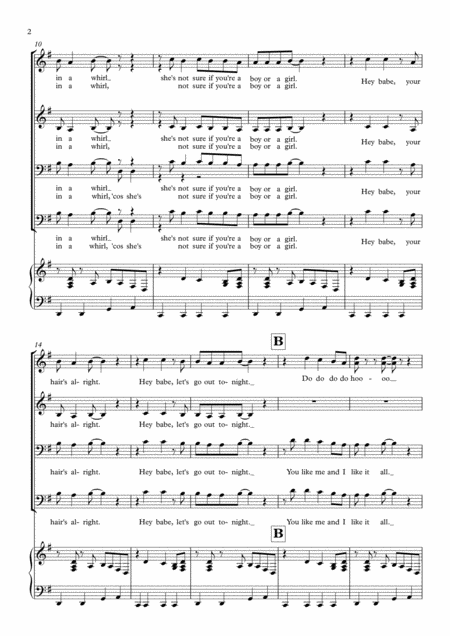 Rebel Rebel David Bowie Satb Choir Arr Stephanie Teh Page 2