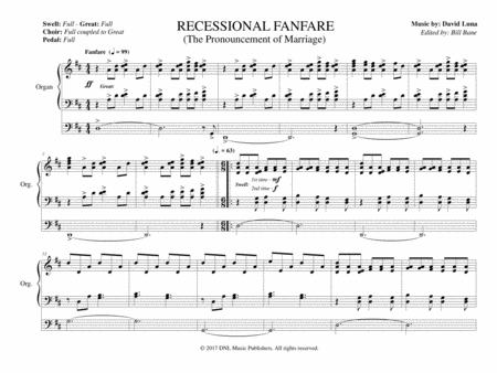 Recessional Fanfare The Pronouncement Of Marriage Page 2