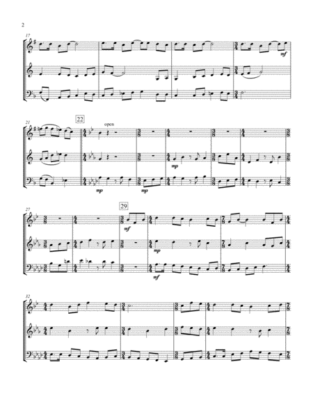 Red River Valley For Brass Trio Page 2