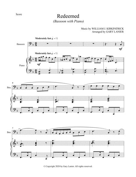 Redeemed For Bassoon And Piano With Score Part Page 2