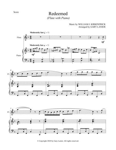 Redeemed For Flute And Piano With Score Part Page 2