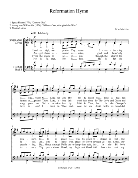 Reformation Hymn Satb Page 2